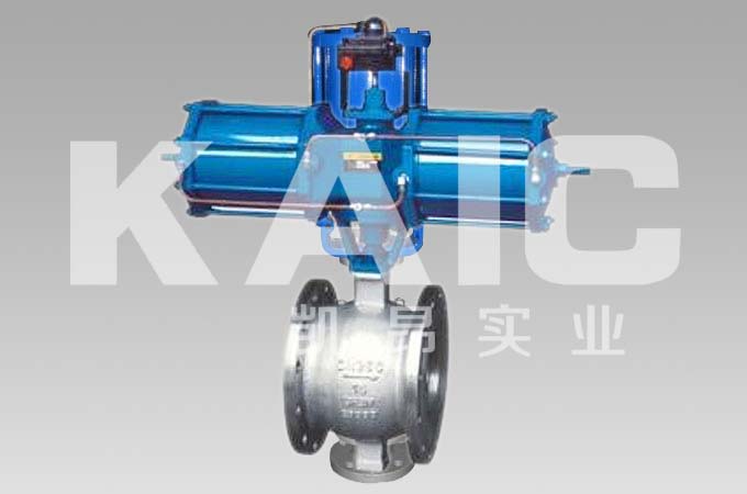 氣動V型球閥